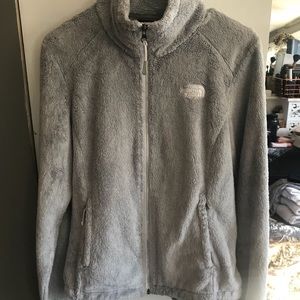 Gray NorthFace fleece